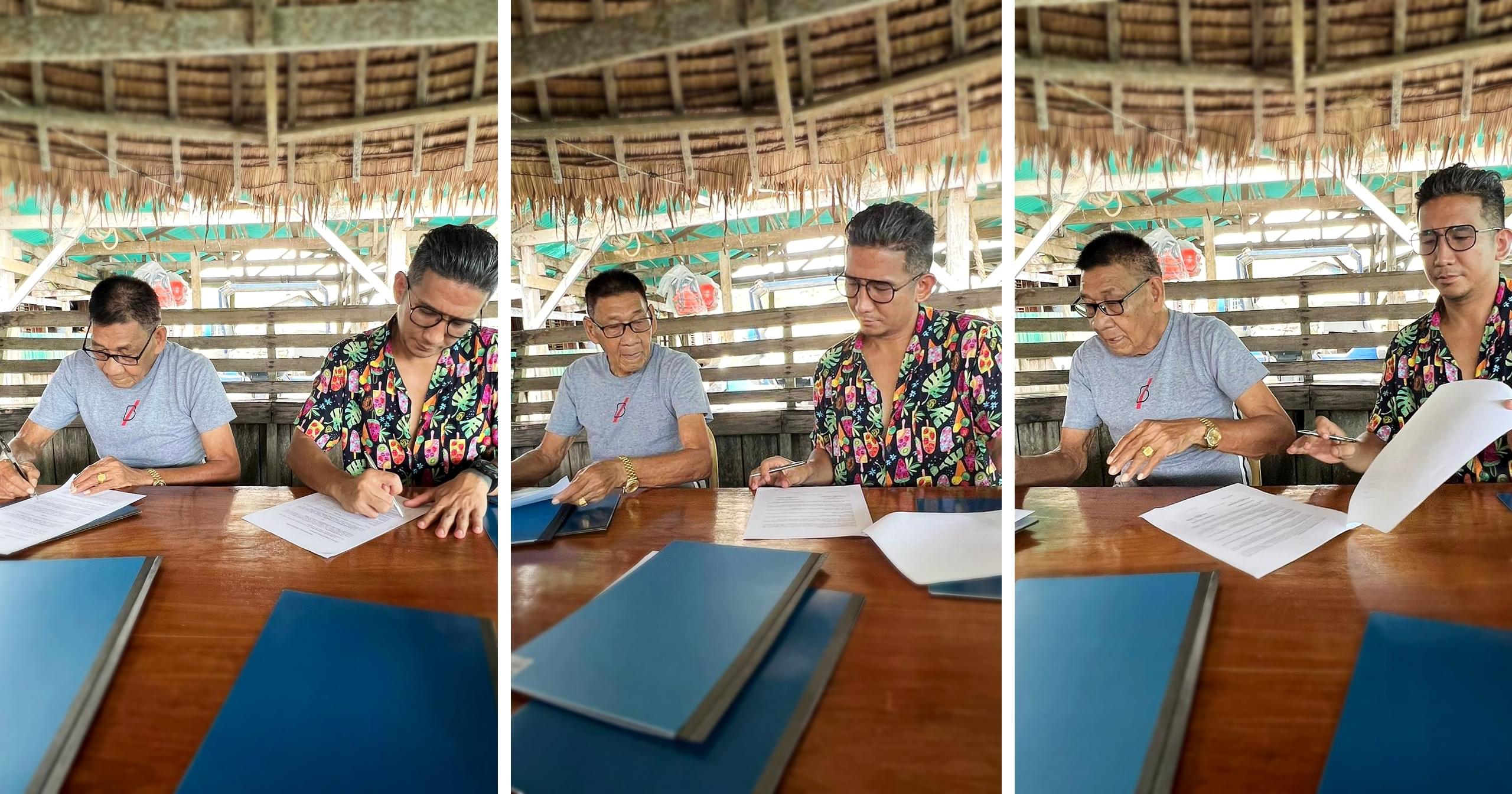 Pagmaya President Engr. Bren V. Evangelista and the Mayor of Balabac, Palawan,Hon. Shuaib J. Astami, mayor of Balabac Palawan